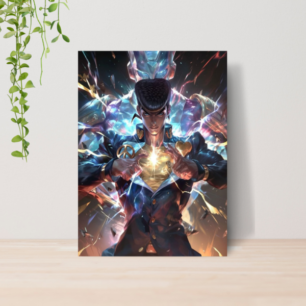 Quadro Jojo Bizarre Adventure Anime A4 | Placa MDF 14