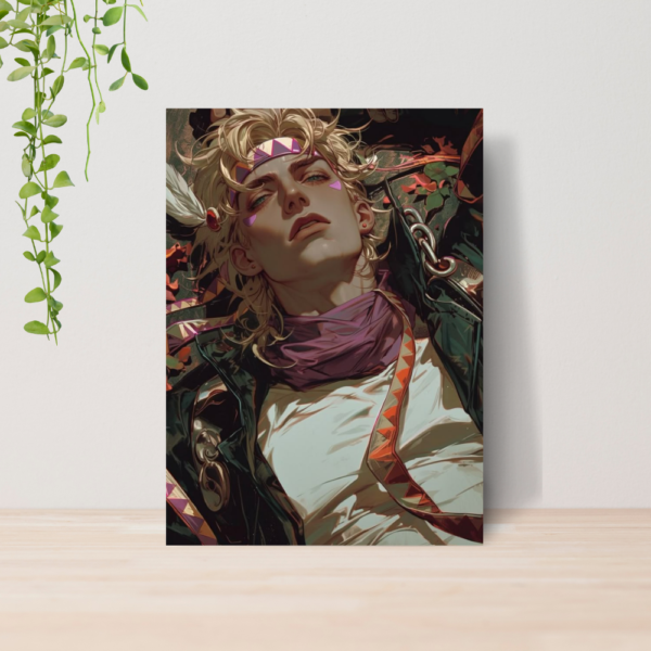 Quadro Jojo Bizarre Adventure Anime A4 | Placa MDF 17