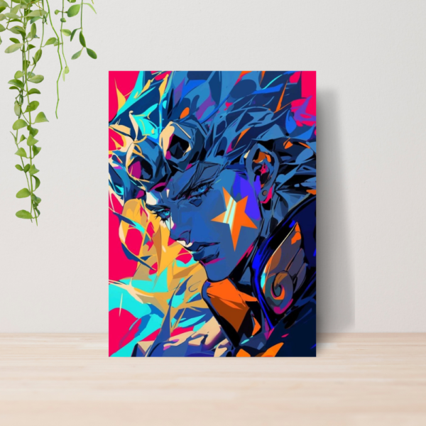 Quadro Jojo Bizarre Adventure Anime A4 | Placa MDF 18