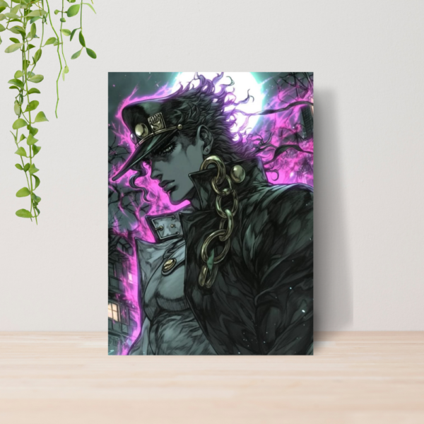 Quadro Jojo Bizarre Adventure Anime A4 | Placa MDF 02