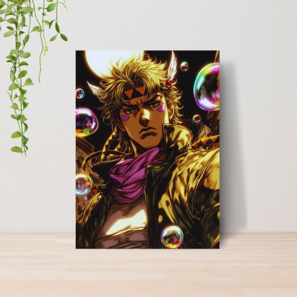 Quadro Jojo Bizarre Adventure Anime A4 | Placa MDF 04