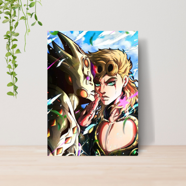 Quadro Jojo Bizarre Adventure Anime A4 | Placa MDF 06