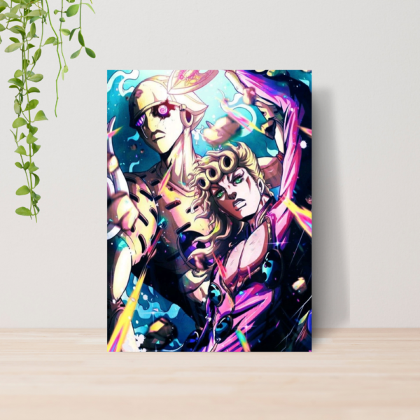 Quadro Jojo Bizarre Adventure Anime A4 | Placa MDF 08