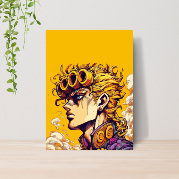 Quadro Jojo Bizarre Adventure Anime A4 | Placa MDF 09