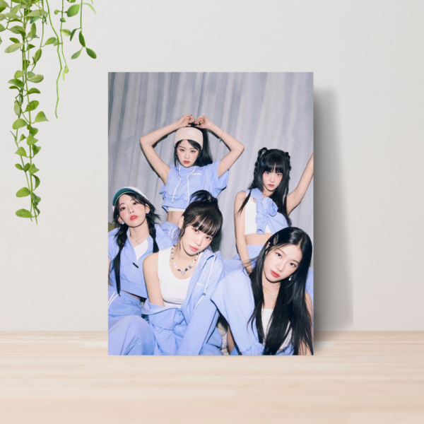 Quadro Le Sserafim Kpop Girl Group A4 | Placa MDF 03