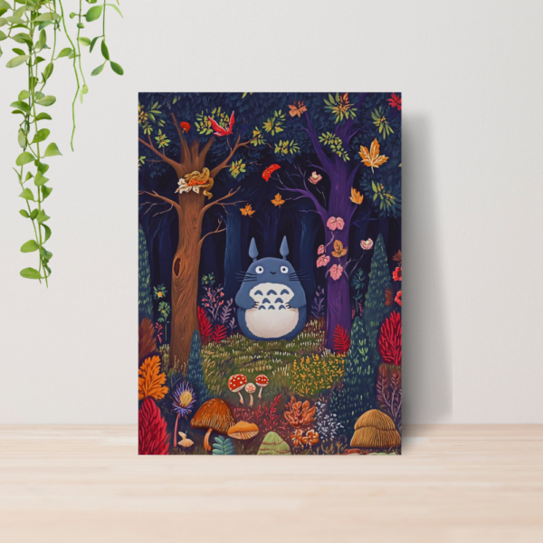 Quadro Meu Amigo Totoro Anime A4 | Placa MDF 01