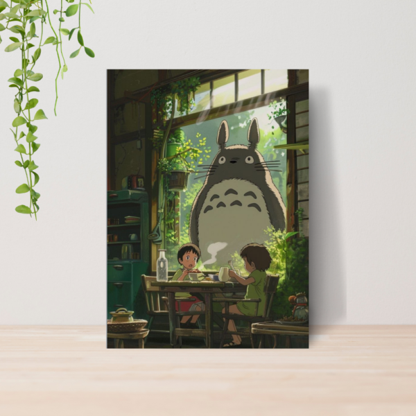 Quadro Meu Amigo Totoro Anime A4 | Placa MDF 12