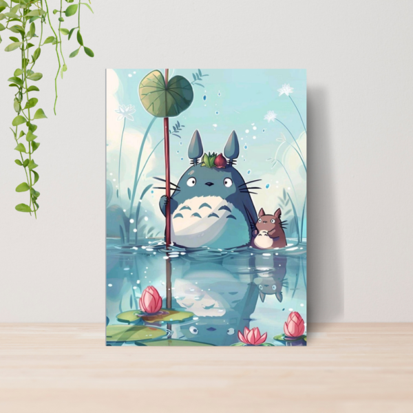 Quadro Meu Amigo Totoro Anime A4 | Placa MDF 14
