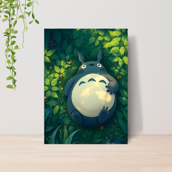 Quadro Meu Amigo Totoro Anime A4 | Placa MDF 15