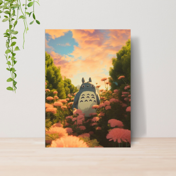 Quadro Meu Amigo Totoro Anime A4 | Placa MDF 16