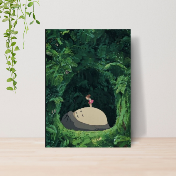 Quadro Meu Amigo Totoro Anime A4 | Placa MDF 18