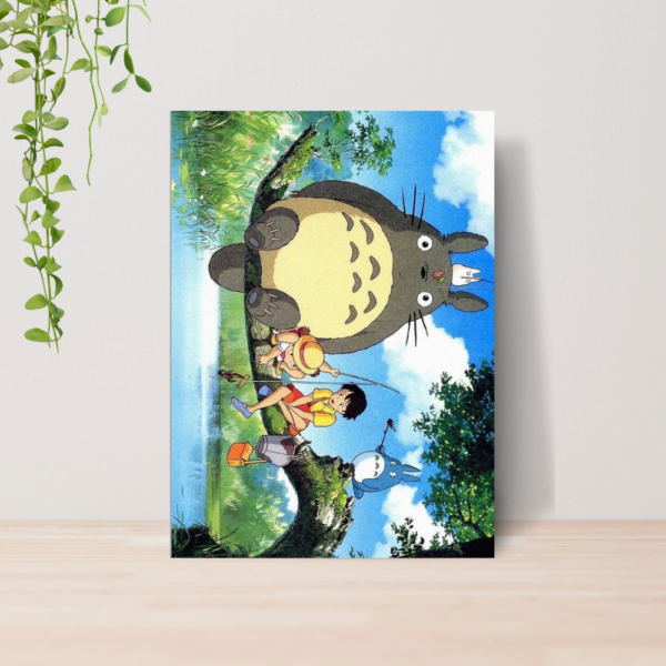 Quadro Meu Amigo Totoro Anime A4 | Placa MDF 19