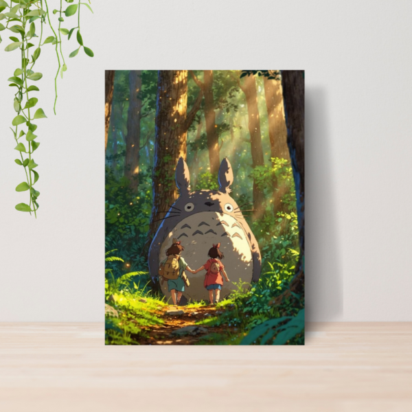 Quadro Meu Amigo Totoro Anime A4 | Placa MDF 03