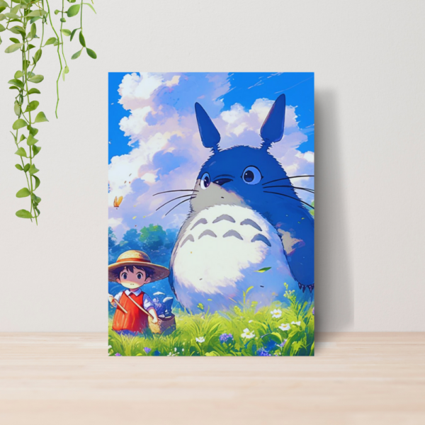 Quadro Meu Amigo Totoro Anime A4 | Placa MDF 04