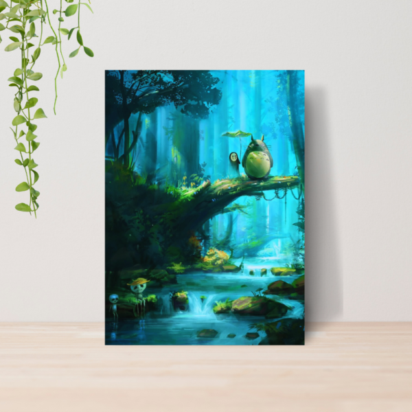 Quadro Meu Amigo Totoro Anime A4 | Placa MDF 05
