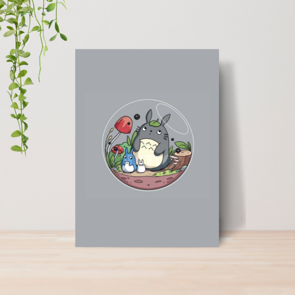 Quadro Meu Amigo Totoro Anime A4 | Placa MDF 07