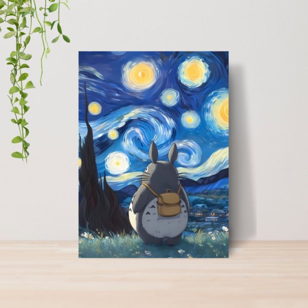 Quadro Meu Amigo Totoro Anime A4 | Placa MDF 08