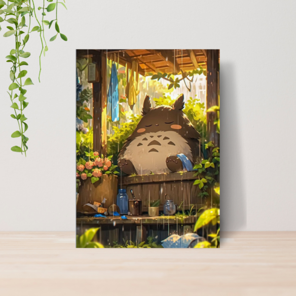 Quadro Meu Amigo Totoro Anime A4 | Placa MDF 09