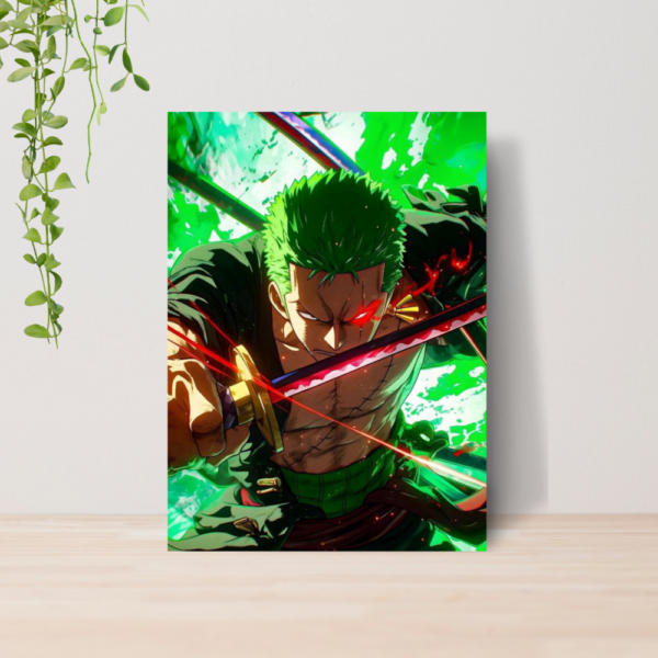 Quadro One Piece Anime A4 | Placa MDF 04