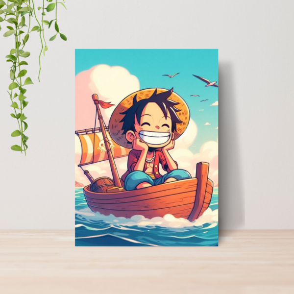 Quadro One Piece Anime A4 | Placa MDF 07