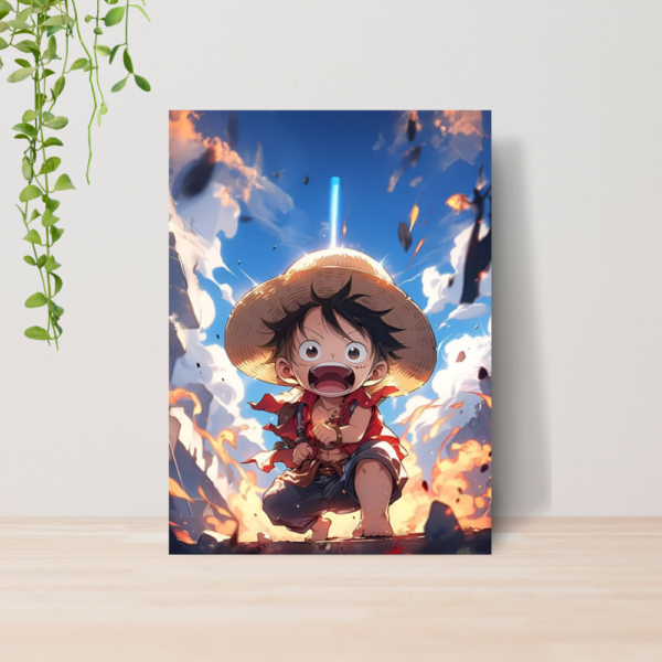 Quadro One Piece Anime A4 | Placa MDF 09