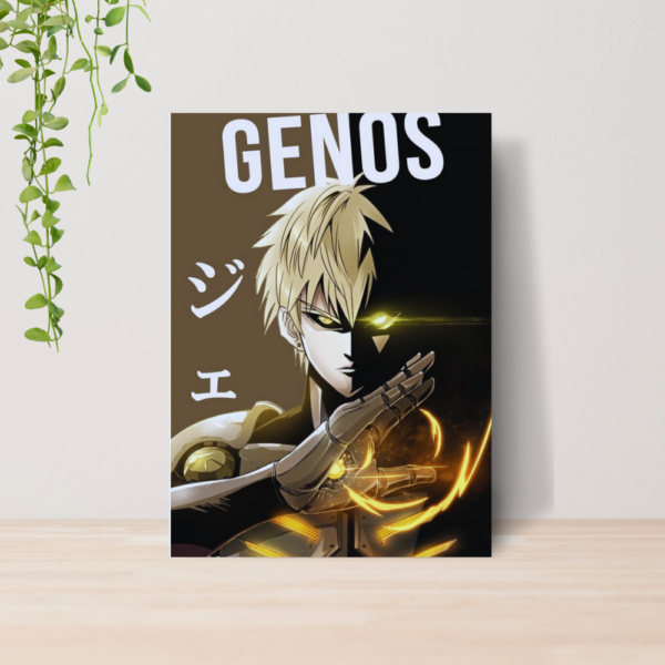 Quadro One Punch Man Saitama Anime A4 | Placa MDF 03