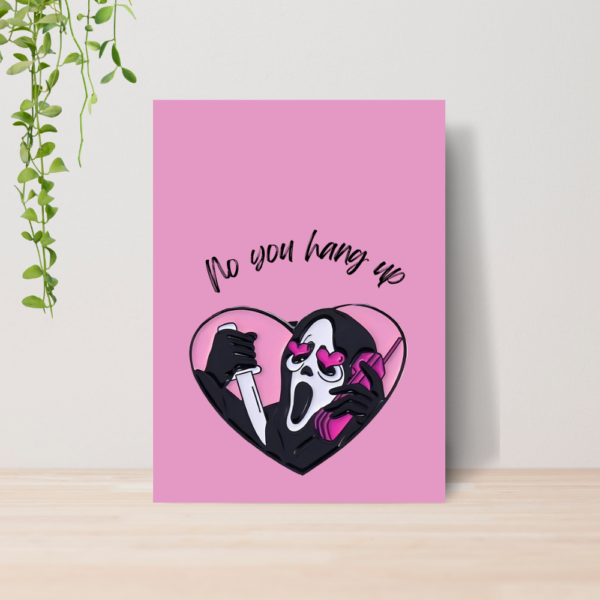 Quadro Ghost Face Panico Terror A4 | Placa MDF 15