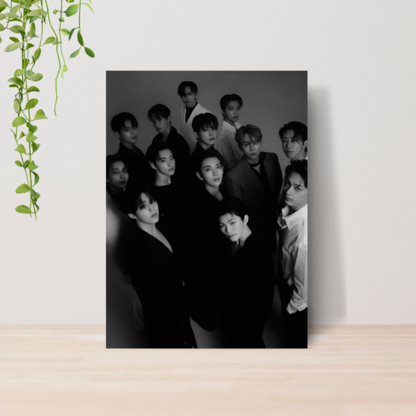 Quadro Seventeen Kpop Boy Group A4 | Placa MDF 10