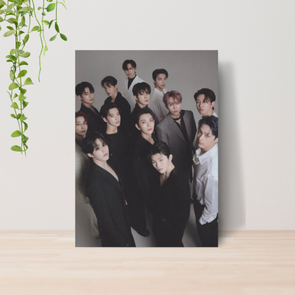 Quadro Seventeen Kpop Boy Group A4 | Placa MDF 02