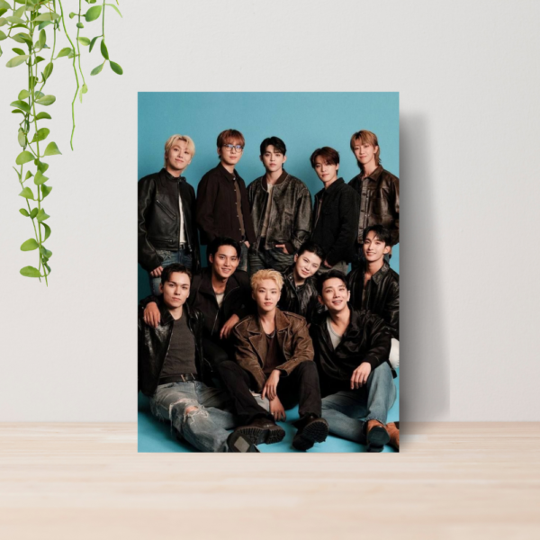 Quadro Seventeen Kpop Boy Group A4 | Placa MDF 03