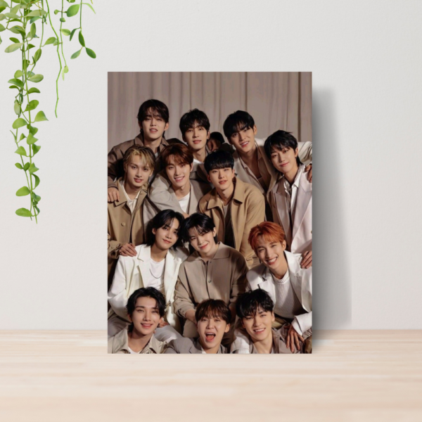 Quadro Seventeen Kpop Boy Group A4 | Placa MDF 05