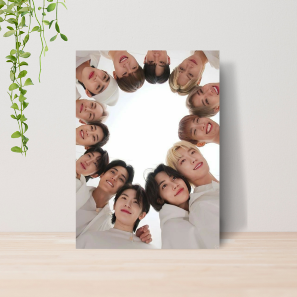 Quadro Seventeen Kpop Boy Group A4 | Placa MDF 09