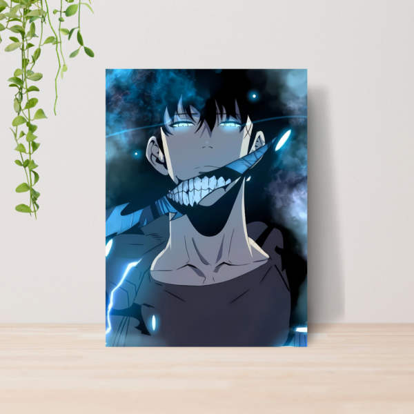 Quadro Solo Leveling Anime A4 | Placa MDF 10