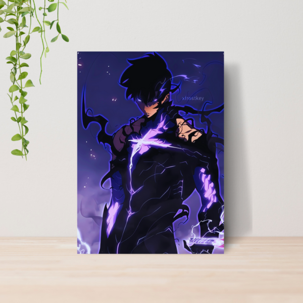 Quadro Solo Leveling Anime A4 | Placa MDF 11