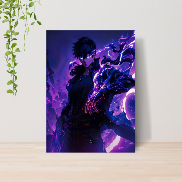 Quadro Solo Leveling Anime A4 | Placa MDF 12