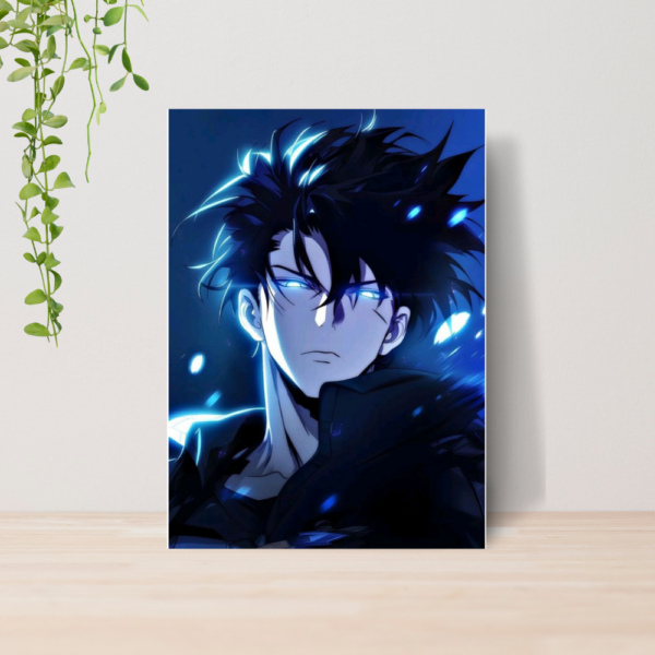Quadro Solo Leveling Anime A4 | Placa MDF 16