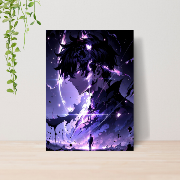 Quadro Solo Leveling Anime A4 | Placa MDF 04