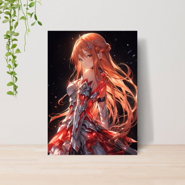 Quadro Sword Art Online SAO Anime A4 | Placa MDF 16