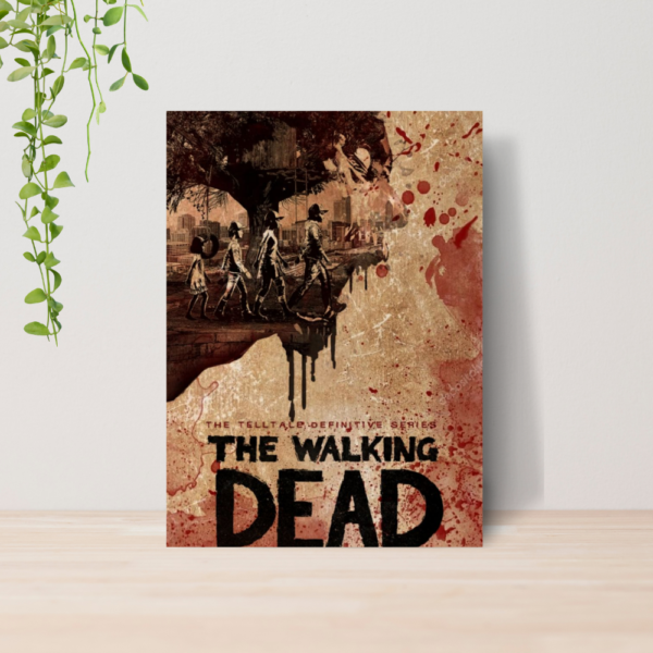 Quadro Decorativo The Walking Dead Serie Tv Zumbi A4 MDF 05