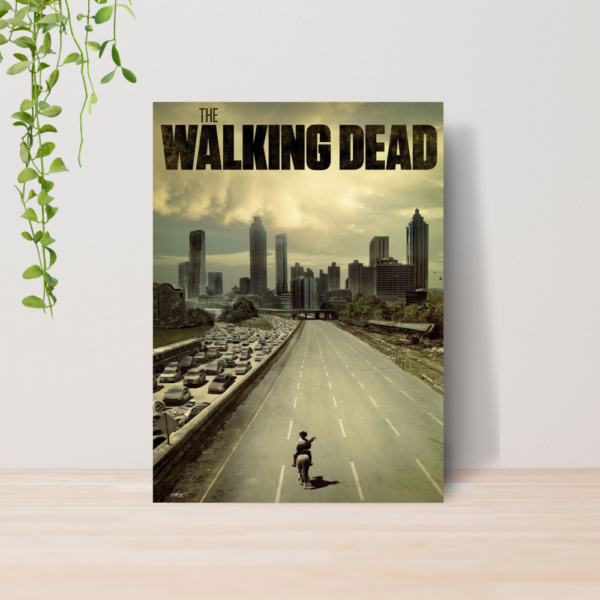 Quadro Decorativo The Walking Dead Serie Tv Zumbi A4 MDF 08