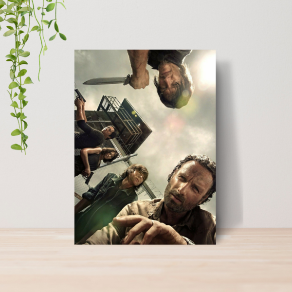 Quadro Decorativo The Walking Dead Serie Tv Zumbi A4 MDF 09