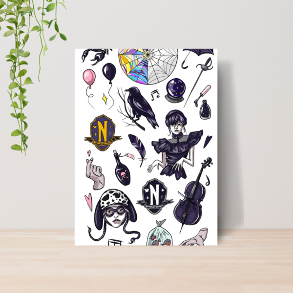 Quadro Wandinha Serie A4 | Placa MDF 12