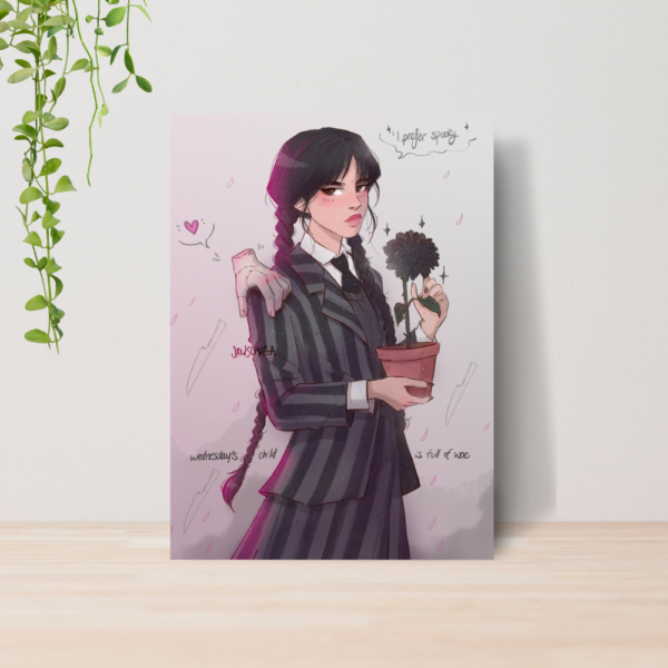 Quadro Wandinha Serie A4 | Placa MDF 02