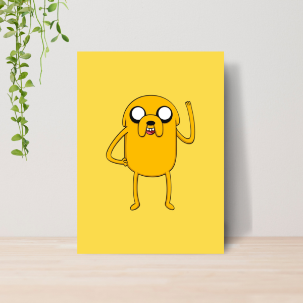 Quadro Decorativo Hora De Aventura Desenho A4 MDF 05