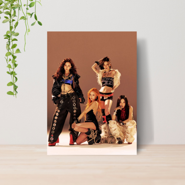 Quadro Aespa Kpop Girl Group A4 | Placa MDF 01