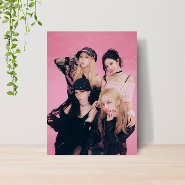 Quadro Aespa Kpop Girl Group A4 | Placa MDF 03