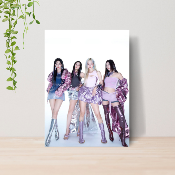 Quadro Aespa Kpop Girl Group A4 | Placa MDF 07