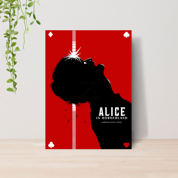 Quadro Decorativo Alice In Borderland Serie A4 MDF 02