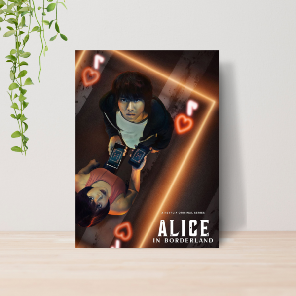 Quadro Decorativo Alice In Borderland Serie A4 MDF 05