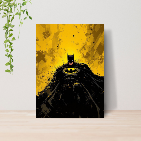 Quadro Batman DC Comics Heroi A4 | Placa MDF 01